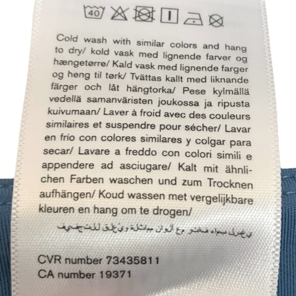 NWT Girlfriend Collective High Waist Capri Workout Leggings Navy Steel Small - Picture 8 of 9